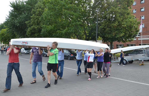Drachenboot tragen